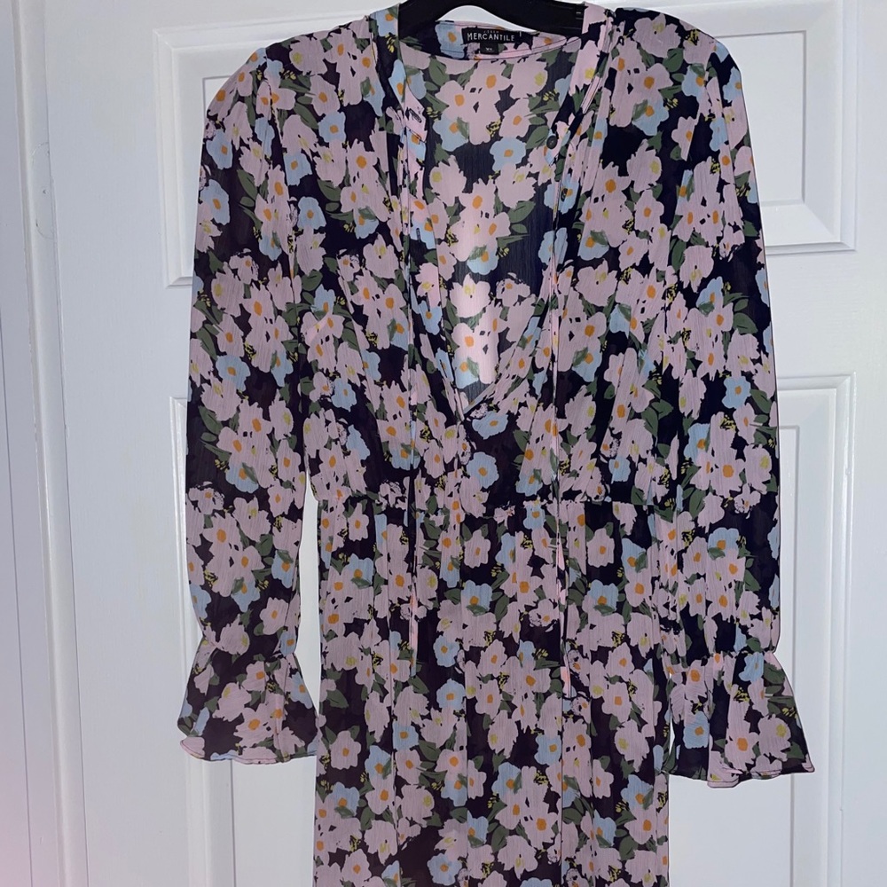 J.crew,spring time flower dress